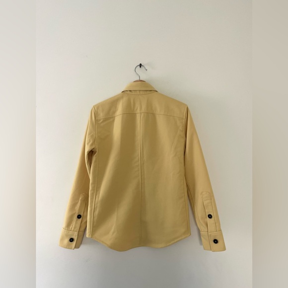 MERYLL ROGGE TWILL LONG SLEEVE SHIRT IN BUTTER YELLOW SIZE EU 36/ US S - Picture 5 of 11